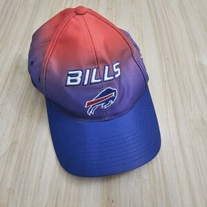 VTG Puma Red and Blue Buffalo Bills Men's One Size Hat